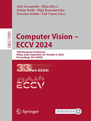 cover image of Computer Vision – ECCV 2024